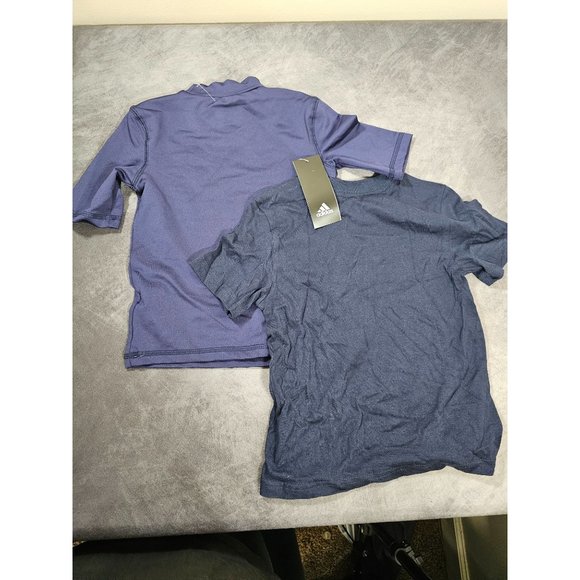 New Cat & Jack And Adidas Navy Blue T-Shirt Boys Size 4/5 Lot of 2 - Picture 3 of 5